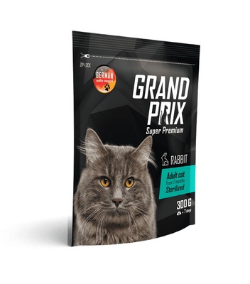 Корм Grand Prix Sterilized 1,5 кг кролик для кастрированных кошек
