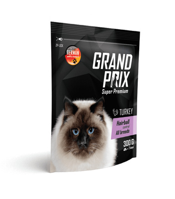 корм Grand Prix Hairbell 1,5 кг для кошек Вывод шерсти