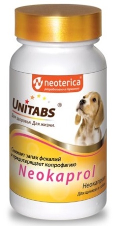 Витамины ЮНИТАБС Neokaprol для собак и щенков от поедания фекалий №100
