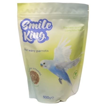 Корм Smile King 500гр для Волнистых попугайчиков