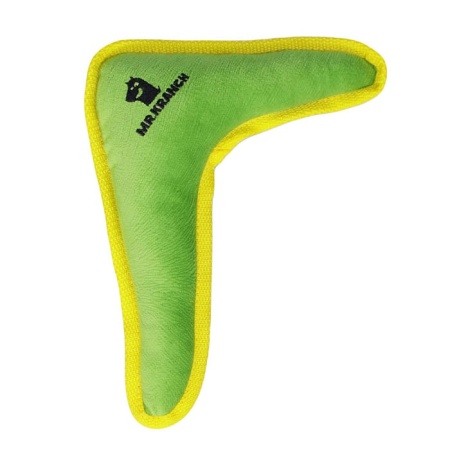Игрушка для собак Mr.Kranch Бумеранг зеленый 22*19*4,5см MKR80245