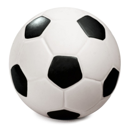 Игрушка для собак из латекса "Мяч футбольный", d75мм Триол 12151108