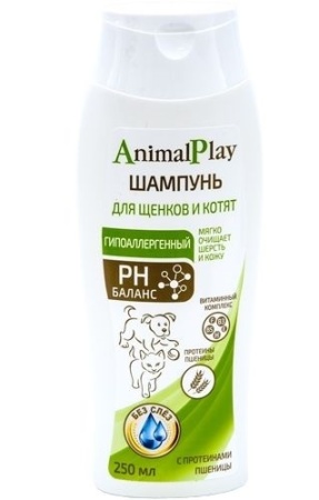 Шампунь Animai Play 250мл Гипоаллергенный для кошек и собак