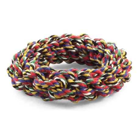 Игрушка для собак "Веревка-плетеное кольцо", 200мм Триол 12111046 