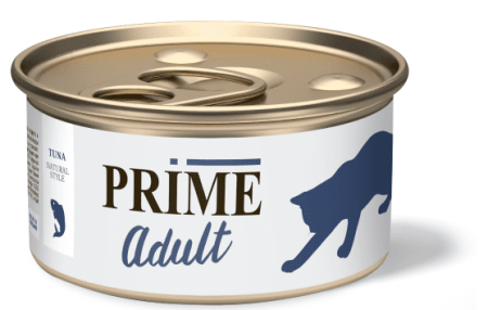 консервы PRIME 70г Тунец в собственном соку для кошек