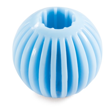 Игрушка для щенков PUPPY из термопласт. резины "Мяч", голубой, d55мм Триол 12191161 