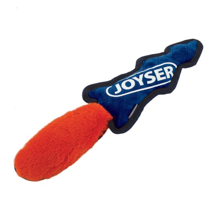 Игрушка для собак JOYSER 7072J Slimmy Plush Шкура лисы из плюша с пищалкой S/M синяя с оранж, 38 см