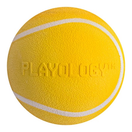 Игрушка для собак Playology P33334 МЯЧ SQUEAKY CHEW BALL 8 см для собак Большой с пищал аром куриц