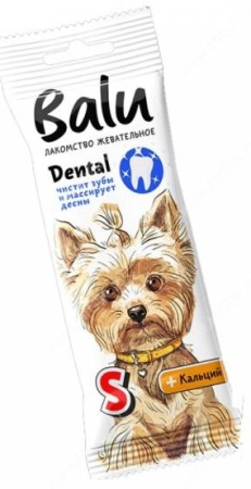 Лакомство Балу S, 36г жевательное Dental для собак мелких пород, (уп/12шт)