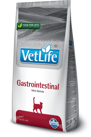 корм Vet Life Gastro-intestinal 400 гр для кошек гастроинт при заболеваниях ЖКТ FARMINA 4387