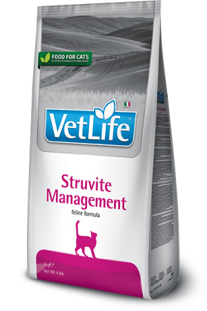 корм Vet Life Management Struvite 2 кг для кошек при рецидивах МКБ и идиопатич.цистите FARMIN 4401